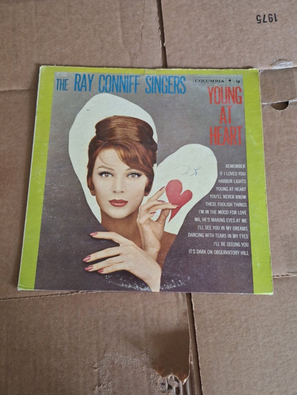 ray conniff singers young at heart lp record